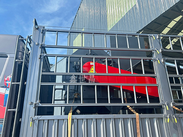 河北邯鄲800型金屬破碎機發(fā)貨現(xiàn)場