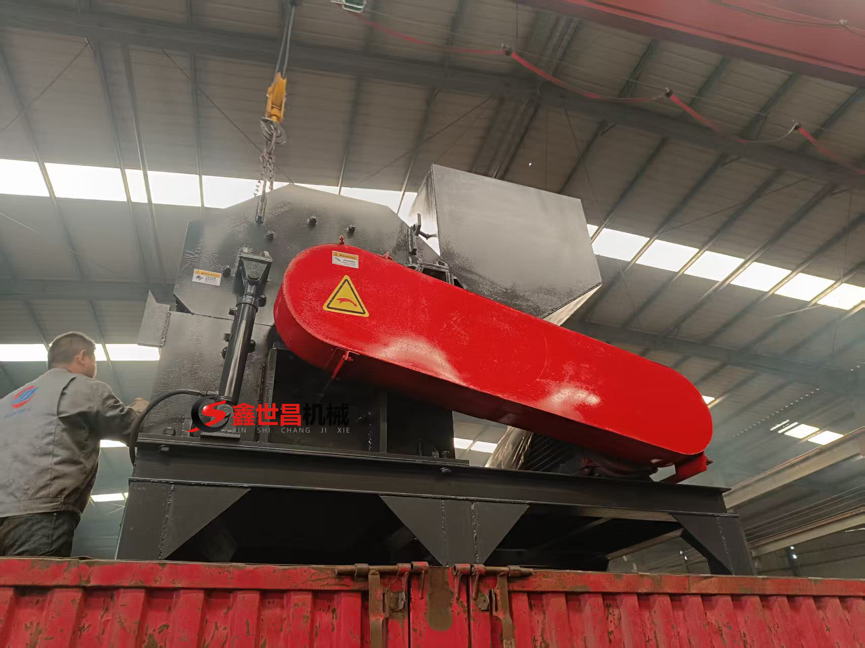 四川廣元1000型金屬破碎機(jī)發(fā)貨現(xiàn)場